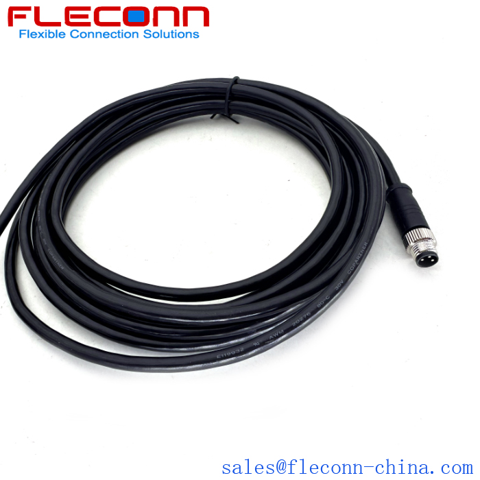 M8 3 Pole Male Cable