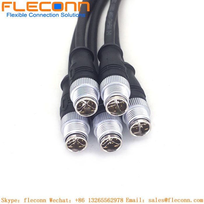 Fleconn M12 X-Coded Connector Cable – Reliable Choice for High-Speed Industrial Ethernet and Data Transmission