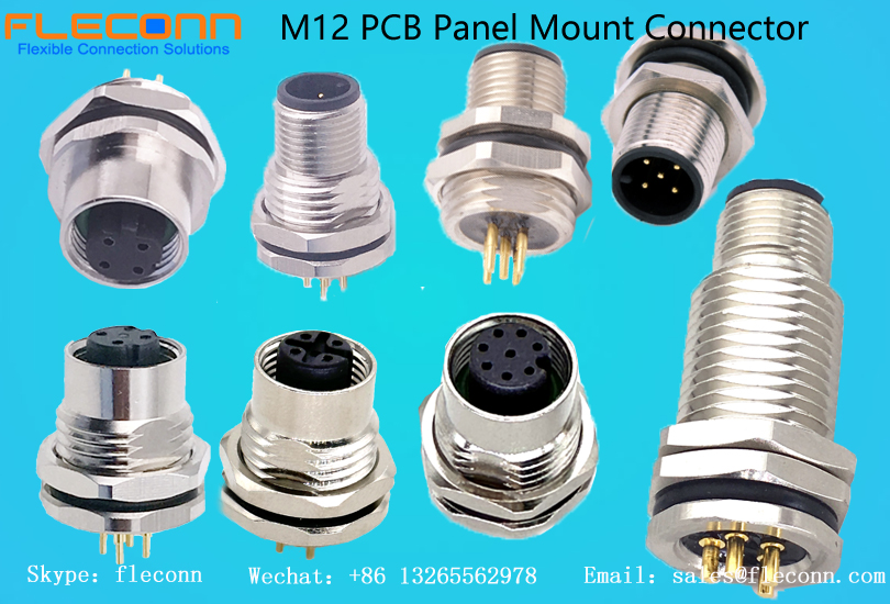 M12 Panel Mount Connector Application
